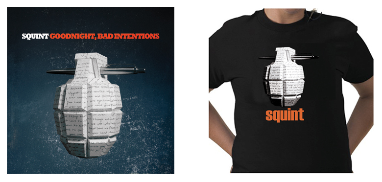 Goodnight, Bad Intentions Shirt & CD Bundle