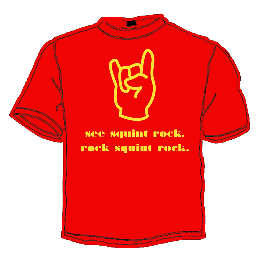 rock squint rock tee